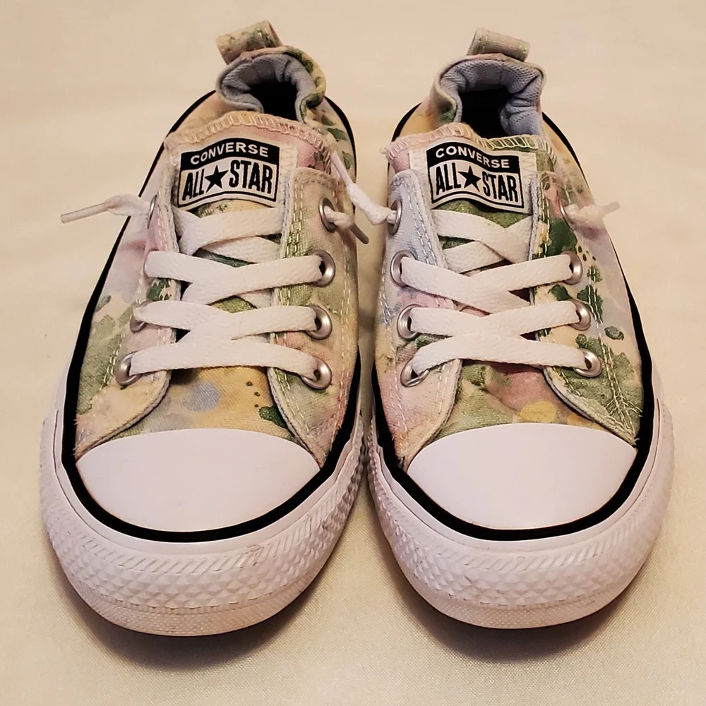 Converse Women's 8 Watercolor Shoreline Slip Sneakers - Picture 5 of 7